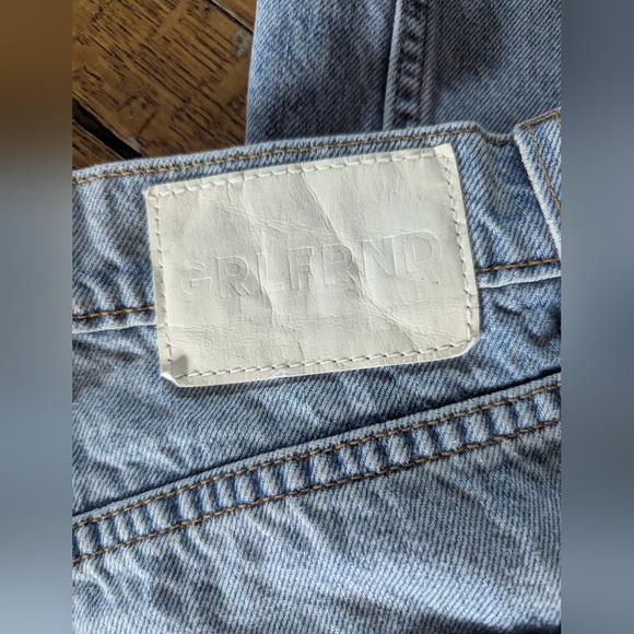 GRLFRND Courtney Low Rise Loose Boot Jeans in Rosarito Size 26 Retro Casual - Picture 2 of 10